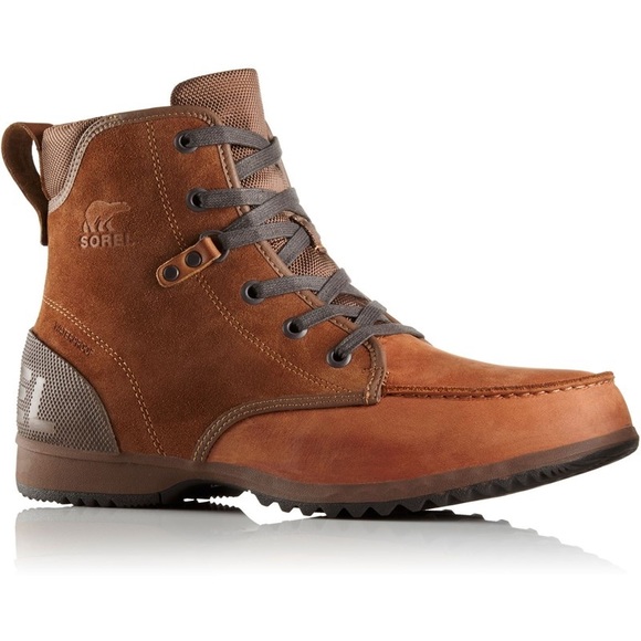 sorel men's ankeny moc toe snow boot